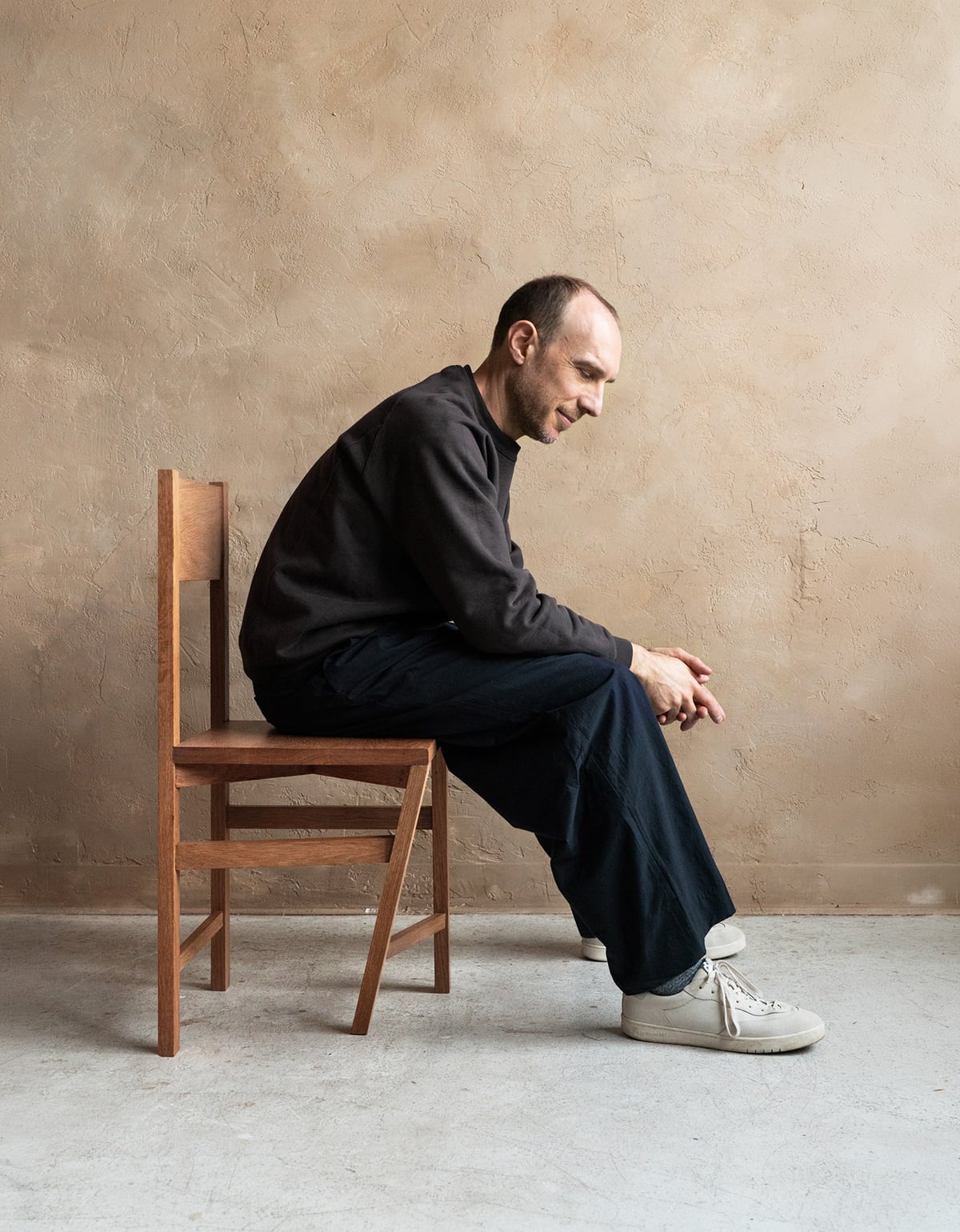 Martin Lenclos in his studio